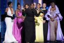Danielle Brooks was joined onstage by fellow cast members from the film (Chris Pizzello/AP)