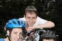 Kris Box, Jon Joyce and Tom Fulcher are cycling to Wales to raise money for Cystic Fibrosis