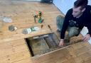 Glewstone Court country house has found a hidden chamber under its floorboards. Picture: Glewstone Court