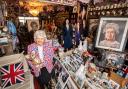 Platinum Jubilee: Margaret Tyler, who grew up in Herefordshire, has shown off her incredible memorabilia collection. Picture: Tony Kershaw/SWNS