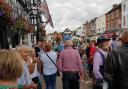Crowds in the High Street for Ledbury Carnival last year
