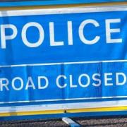 Ross Road in Hereford was closed due to a serious crash involving a motorcycle and a car