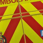 A motorcyclist suffered serious injuries in a crash with a lorry yesterday