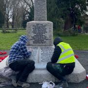 Ross-on-Wye is restoring its war memorial after it was given a grant ready for a special day. Picture: Ross-on-Wye Town Council