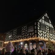 Last year's light switch-on at the Market House