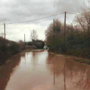 Floods hit Herefordshire roads with more rain on the way