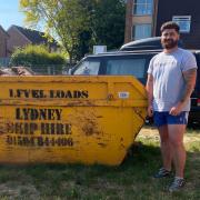 Thai Hayward found the bomb in his skip in Ross-on-Wye