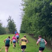 Ledbury Harriers cross country race at Westons