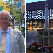 Ewen Sinclair has made allegations about the work to restore Ledbury's war memorial