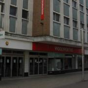 Woolworths in Hereford's Eign Gate after its closure in 2009
