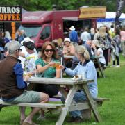 Festival Green at the RHS Malvern Spring Show at Three Counties Showground, Malvern