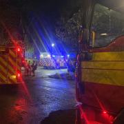 Firefighters from Peterchurch were called out in Hereford