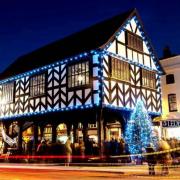 Christmas comes to Ledbury with the switching on of the festive lights.