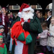 Santa is at the Market House and Christmas arrives in Ledbury