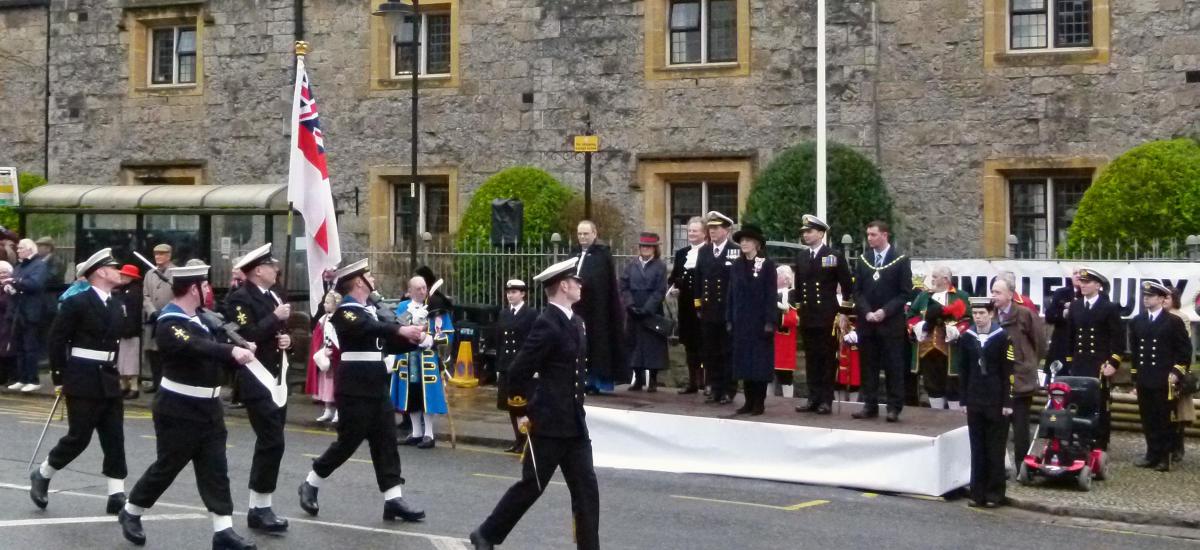 HMS Ledbury Parade 2014