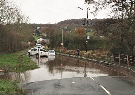 Ledbury was cut off during last week's floods, for the first time since 2007 