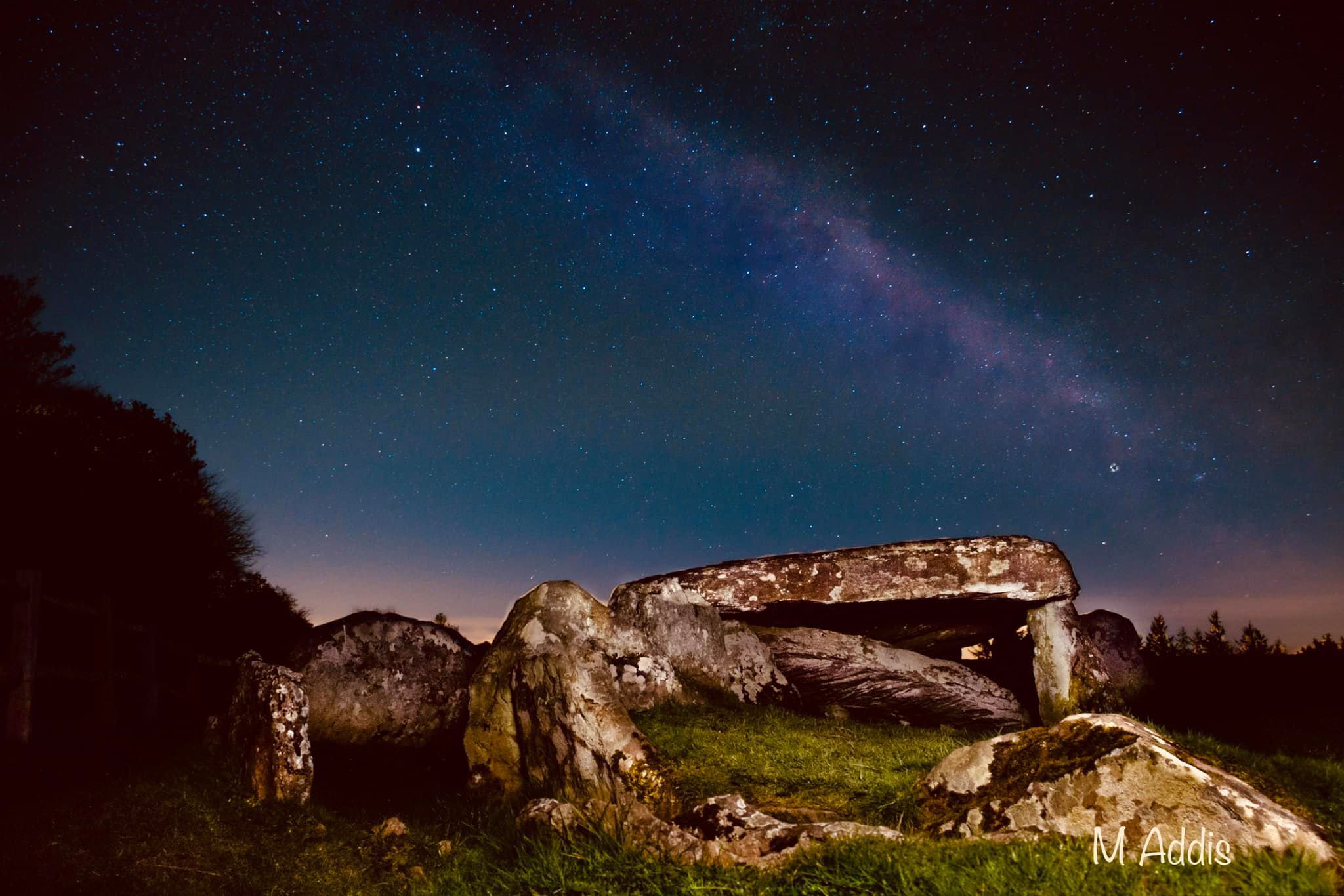  The night sky and Milkway above Arthurs Stone, near Dorstone in the Golden Valley. Picture: Matt Addis/Hereford Times Camera Club