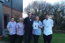 Staff at Deer Park celebrate the care home's perfect rating