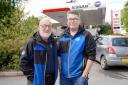 Garage owners, Alex and his father David Griffiths from Griffiths Garage in Leintwardine. Picture: Rob Davies