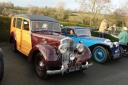 Vintage Sports Car Club meet at The Royal Oak in Much Marcle