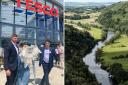 'Lady Wye' escorted from Tesco's AGM, and the river Wye