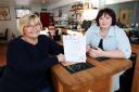 New owner, Michaela Roberts (left) and her daughter, Liss Pugh with their new pub grub menu