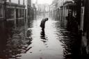 Brookend Street Ross on Wye floods of 1947