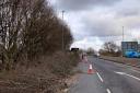 WORK: Roadworks to clear a way for cyclists and pedestrians on the A449