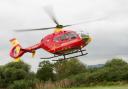 Latest updates: air ambulance lands in Herefordshire town
