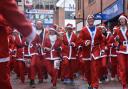 Runners dressed as Father Christmas will once again take to the streets of Hereford