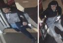 Police want to speak to these two men after a robbery at Tesco in Hereford