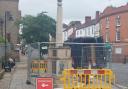 Work to repair Ledbury War Memorial is finally underway