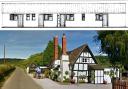 the planned four-room extension would be to the rear of the Butchers Arms