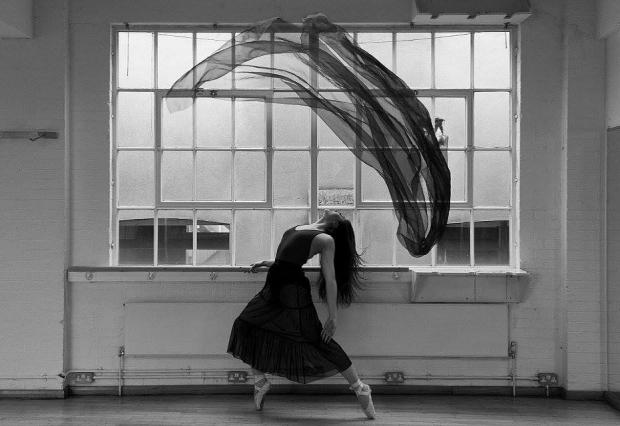 Ledbury Reporter: Laura learning ballet at drama school in London