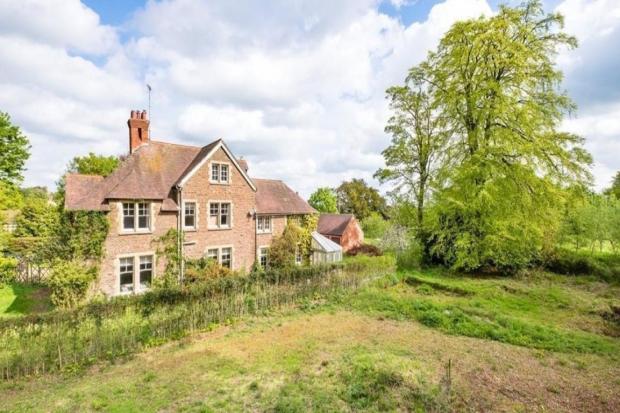 The plot is set between the church and old rectory in Bredenbury. Picture: Rightmove/Fine&Country