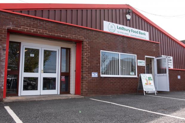 Ledbury Reporter: The food bank has moved to the Homend Trading Estate