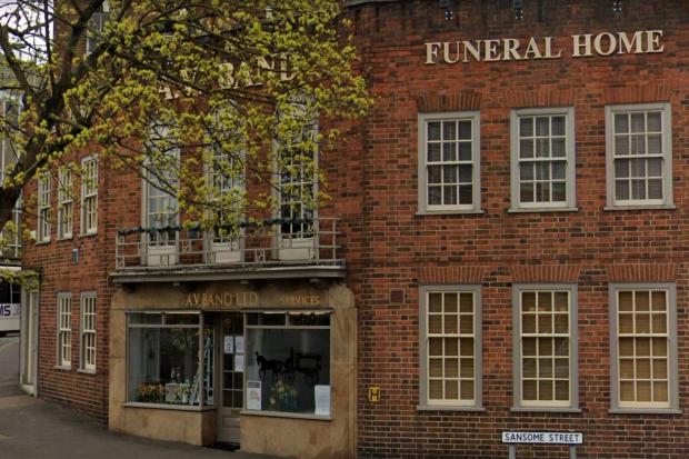 BREAK IN: Police investigate possible break in a funeral directors in Worcester. Picture: Google