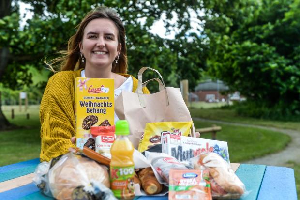 Our reporter Hattie Young tries out Too Good To Go Magic Bags from the Pumpkin Cafe and Dino Market, Hereford Picture: Michael Eden