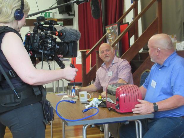 Ledbury Reporter: Volunteer repairers were filmed fixing households items including a toaster