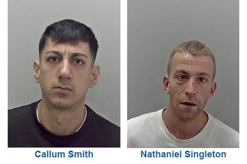 Ledbury Reporter: Callum Smith and Nathaniel Singleton have also been jailed