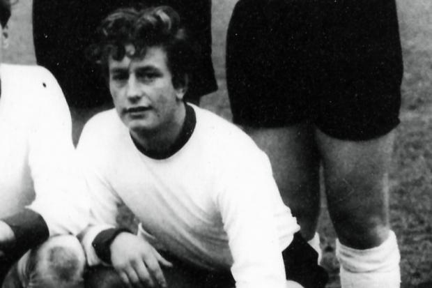 Robert Davis, who starred for Ledbury Town in the 1960s and 70s, pictured in 1963