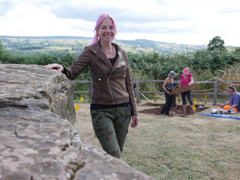 BBC Digging for Britain to look at on Arthur's Stone, Dorstone 
