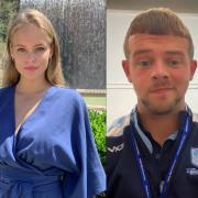 Brandon Caffull and Monika Chasazyrovaite will graduate from the University of Worcester at a ceremony in the city’s cathedral.