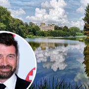 Nick Knowles has visited Eastnor Castle, near Ledbury, as part of a new TV series. Picture: Malcolm Hince/Ian West/PA Wire