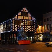 Ledbury's Christmas lights are being switched on this weekend