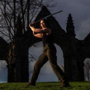 Laura Lake is living out her childhood dream of being an action hero.                  Picture: Michael Eden