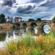 The incident happened on or around Old Bridge in Hereford. Picture: Craigi Love/Hereford Times Camera Club