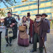 Leominster has taken a step back in time, going back a century to the Victorian era for its annual Christmas market. Picture: Virginie Alexandra Jacquet/Hereford Times Camera Club
