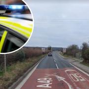 He was caught out on the A49 at Wellington in Herefordshire. Picture: Google Maps