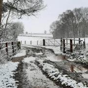 Bromyard looked a picture in the snow